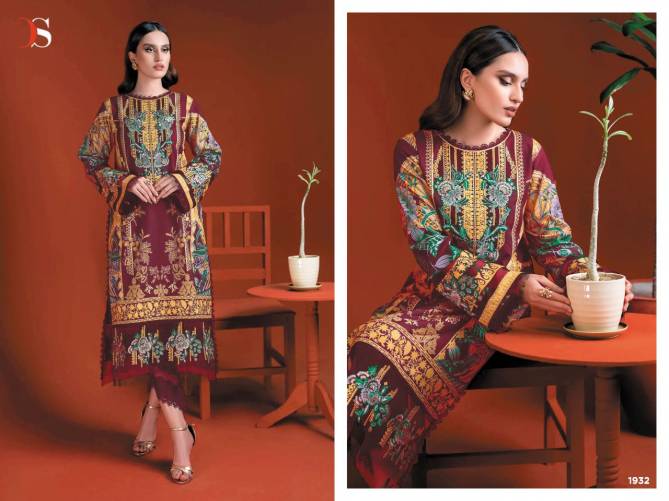 Deepsy Firdous Solitaire Casual Wear Embroidered Wholesale Pakistani Salwar Suits
